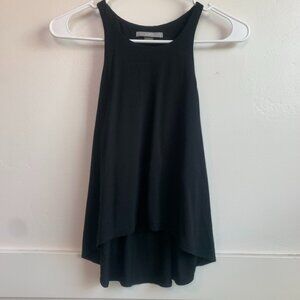 Tart Black High Low Sleeveless Blouse